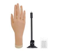 MagiDeal Mano de maniquí femenina de práctica, herramienta de práctica suave y falsa, modelo de entrenamiento de uñas para exhibición de anillos en salones y, Derecha