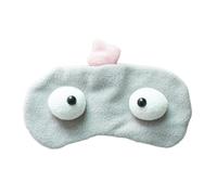 MagiDeal Máscara Divertida para Dormir, cómoda y Suave, para meditar y Viajar, Gris