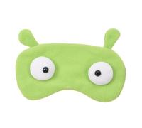 MagiDeal Máscara Divertida para Dormir, cómoda y Suave, para meditar y Viajar, Verde