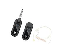 MagiDeal Micrófono con diadema Auriculares discretos Receptor portátil Transmisores Micrófono Megáfono para conciertos Actuaciones Actores, Color de Piel