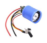 MagiDeal Mini Motor sin escobillas, Pieza de actualización, Accesorio de Bricolaje, Motor de Ventilador con conducto sin escobillas de Metal para de, 7 V 24 V 120000 RPM