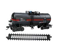 MagiDeal Modelo de Accesorios de Escala 1:75 con vías, Regalo de Escritorio, colección de Fiestas, Juego de Tren ferroviario, Juguete de simulación para, Negro