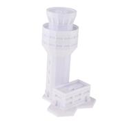 MagiDeal Modelo de de Aeropuerto sin Pintar a Escala 1:400, colección de Accesorios para dioramas, Modelo de construcción de Aeropuerto a