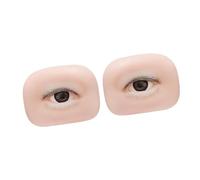MagiDeal Modelos de ojos de silicona 5D, tablero de ojos portátil, módulo de pestañas postizas para extensión de pestañas artificiales para artistas