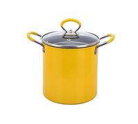 MagiDeal Olla para Freidora Pequeña Olla para Freidora con Cesta Ahorro de Aceite Estilo No Japonés con Asa Y Tapa Freidora con Cesta para Pescado, 3L