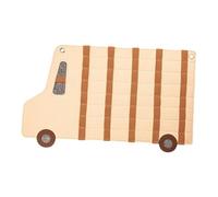 MagiDeal Organizador de Almacenamiento Colgante para Modelos de Coches de Juguete a Escala 1/64. Admite hasta 40 Coches de Juguete pequeños. Bolsa Colgante, CafÉ