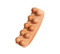 MagiDeal Palo de de madera, herramienta de para esculpir 10 bolas Manual multifuncional de mano Herramienta Guasha ador corporal para, Estilo un