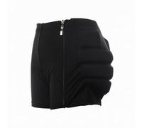 MagiDeal Pantalones Cortos Acolchados para Patinaje sobre Hielo Resistentes a Impactos con Cremalleras Laterales y Costuras Visibles Adecuados para Entrenamiento Sesiones de Equilibrio , Negro , M