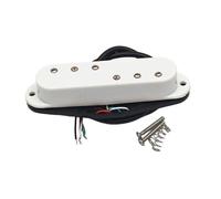 MagiDeal Pastilla de guitarra Humbucker mini, repuesto profesional, tamaño de pastilla de bobina simple, accesorios para instrumentos musicales de, Blanco