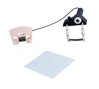 MagiDeal Pastilla para violín con conector de montaje externo, sonido consistente, fácil de montar, -16, micrófono de contacto para guitarra acústica.