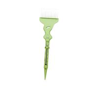 MagiDeal Peine para teñir el cabello, cepillo recto para teñir el cabello, cepillo portátil para teñir el cabello, suministros de corte de pelo para hombres y, Verde