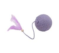 MagiDeal Pelota interactiva para Gatos, con Forma de araña, para Gatos de Interior, Hacer Ejercicio y divertirse, con rascador, PÚrpura