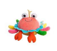 MagiDeal Pelota para Bebés Musical Interactiva con Reproducción Tela Lavable Favorece el Gateo Desarrolla Lenguaje Indispensable para Ejercicios Infantiles Rutinas Diarias, Langosta