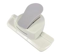 MagiDeal Perforadora de papel con borde para manualidades, perforadora decorativa para bordes, para aulas, festivales, tarjetas en relieve, para hacer, Gris