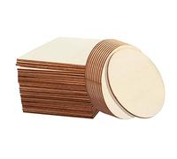 MagiDeal Piezas de Madera Sin Terminar, Rodajas de Madera en para Manualidades DIY, tal como se describe, 20 piezas mixtas
