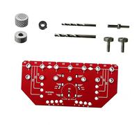 MagiDeal Plantilla para pasadores de estante y bisagras, plantilla 2 en 1 para decoración del hogar DIY