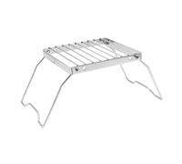 MagiDeal Plegable Campfire Grill Burner de Quemador Plegable Mini versátil Rejilla Campfire Stand para Pescar Barbacoa