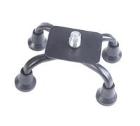 MagiDeal Reemplazo de de goma del bastón, puntas de bastón cuádruple, autoestables, resistentes, universales, almohadillas para pies de bastón de 4, estilo a