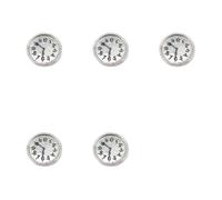 MagiDeal Réplica de Reloj en Miniatura de Casa de Muñecas Decorativo de Mesa Antiguo Coleccionable Aleación con Números y Pies de Base Adecuada para Hobby Maquetas Pequeñas