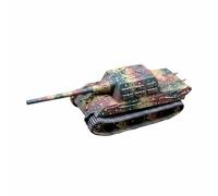 MagiDeal Réplica Militar Jagdtiger Figura de Tanque Miniatura Vehículo Modelo Acabado Compacto Detallado con Diseño de Batalla Adecuada para Coleccionistas, Camuflaje De Puntos