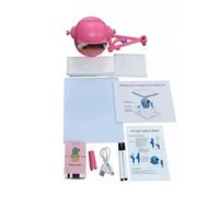 MagiDeal Robot de Dibujo Infantil Juguete Educativo Aprendizaje Interactivo Tutor Robótico Reconocimiento Inteligente Tarjetas Escaneables Música Materiales y, Rosa, Sin Bolígrafos