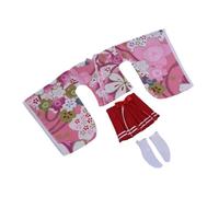 MagiDeal Ropa Femenina a Escala 1/6, Figura de Mujer de 12 Pulgadas, Disfraz de Kimono con Calcetines para muñecas coleccionables, Ropa de muñeca de Moda, Style E