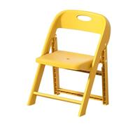 MagiDeal Silla para niños Estudio Plegable Anti Slip sillón liviano Silla de la Escuela de la Escuela para la guardería del césped en el Aula Interior al Aire, Amarillo