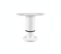 MagiDeal Soporte Ajustable para Cama Perno de Refuerzo Central con Estructura de Acero y Goma Silenciosa Adecuado para Uso en Dormitorio Camas Individuales Viviendas Modernas Adultos, Blanco, 8-12cm
