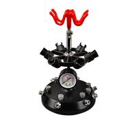 MagiDeal Soporte para aerógrafo, estante para aerógrafo, suministros, accesorios, estante de fijación resistente, universal para espacio de trabajo en garaje,
