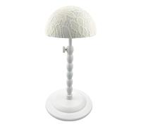 MagiDeal Soporte para pelucas, altura ajustable, portátil, de viaje, de mesa, resistente, para pelucas y sombreros, para peinar, secar y exhibir, Amarillo Amarillento