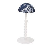 MagiDeal Soporte para pelucas, altura ajustable, portátil, de viaje, de mesa, resistente, para pelucas y sombreros, para peinar, secar y exhibir, Azul Profundo