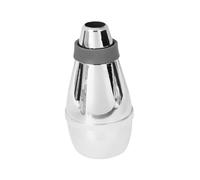 MagiDeal Sordina recta para trompeta, debilita el sonido, accesorios livianos para trompeta, reemplazo portátil para músicos que practican, Plata