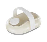 MagiDeal Suministros de baños de bañera Suministros de cerebro suave Massaje Cepillo reutilizable Cabullero de limpieza Cuerpo Cuerpo para el baño del hotel, Blanco Beige