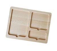 MagiDeal Tablero Descripción Tarjetas Juguete Interactivo de Madera Favorece Desarrollo de Creatividad Observación Y Comunicación Adecuado para, L