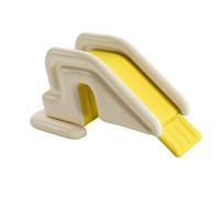 MagiDeal Tobogán acuático Inflable para natación, Resistente para niños, fácil de Montar, Base Estable, Accesorios Profesionales de Alta Resistencia para áreas, Amarillo