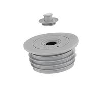 MagiDeal Tubo de Drenaje de baño de Cocina, Anillo de Sellado de alcantarillado, tapón de Sellado antiolor para inodoros, de Drenaje, 70-75 mm Gris