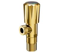 MagiDeal Válvula de cierre para grifo de lavabo de baño, rendimiento, conector de 1/2 pulgada, fácil de usar, accesorios para cocina, baño e inodoro,