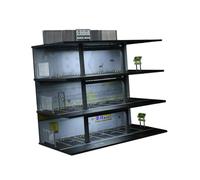 MagiDeal Vitrina de exhibición de Modelo de Coche a Escala 1/64, Escena de estacionamiento simulado, Diorama de Garaje, Adorno, Modelo de Escenario en, Style D