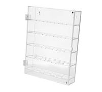 MagiDeal Vitrina de Monedas para Recuerdos, Insignias, a Prueba de Polvo, 5 Filas, Claro