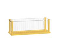 MagiDeal Vitrina para Guardar Figuras, Organizador apilable, Expositor, Caja para Guardar muñecas, Recuerdos, Figuras de acción y Juguetes, Yellow S