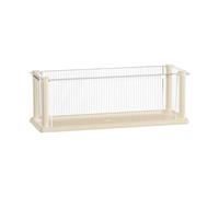 MagiDeal Vitrina para Guardar Figuras, Organizador apilable, Expositor, Caja para Guardar muñecas, Recuerdos, Figuras de acción y Juguetes, Cream S