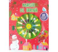 Magie de iarna. Carte de colorat. 12 creioane mici pentru maini de pitici