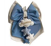 Magie di Natale Lazo de nacimiento de algodón personalizado hecho a mano 35 x 40 cm "Made in Italy" beige - Papel de azúcar