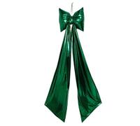 Magie di Natale Lazo navideño laminado para árbol de Navidad decoración (verde, 180 cm)