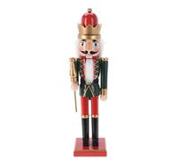 Magie di Natale Soldados de Navidad cascanueces de madera para decoración navideña de interior (3, 50 cm)