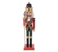 Magie di Natale Soldados de Navidad cascanueces de madera para decoración navideña de interior (4, 50 cm)