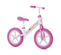 MagikBike Balance Bike 12" - Bicicleta sin pedales para niños de 2 a 5 años con juego de pegatinas personalizadas (Barbie)