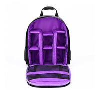 MAGILL Bolsa de cámara Mochila Impermeable Digital SLR Cámara Rugged Cámara Foto Mochila Bolsa de Video Bolsa Ajuste for Nikon Fit for Canon Estuche para la Camara (Color : Purple)