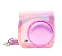MAGILL Bolsa de cámara Transparente holográfica láser cámara instantánea Bolsa de Correa de Hombro Funda Protectora Bolsa Apta for Fujifilm Mini 11 9 8 Estuche para la Camara