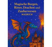 Magische Burgen, Ritter, Drachen und Zauberwesen Malbuch